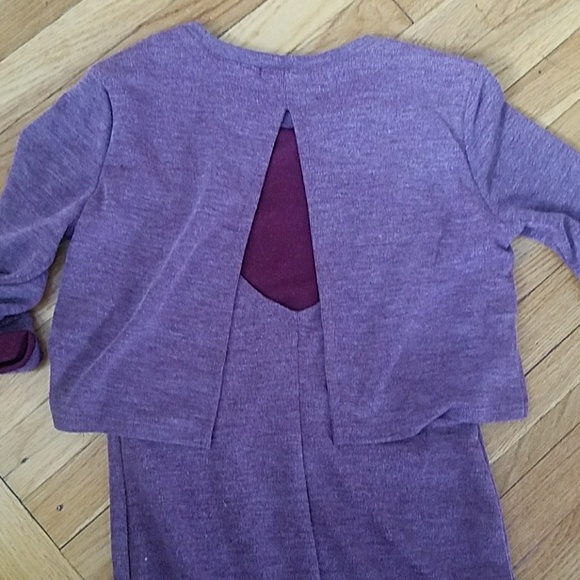 Cute burgandy sweater dress euc - Picture 4 of 4